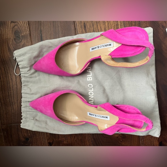 Manolo Blahnik Slingback Heels - Picture 3 of 5